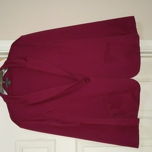 Xlg LDS Covington knit work wear or casual Blazer raspberry color